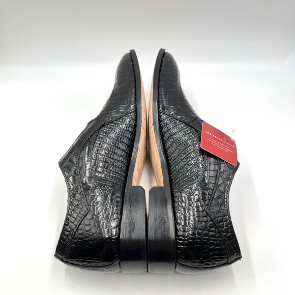 10W 10 WIDE WIDTH Stacy Adams Mens Turano Black Leather Oxfords‎ Dress Shoes main image 7